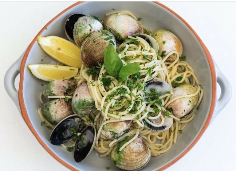 Seafood Pasta at Portofino Palmerston North