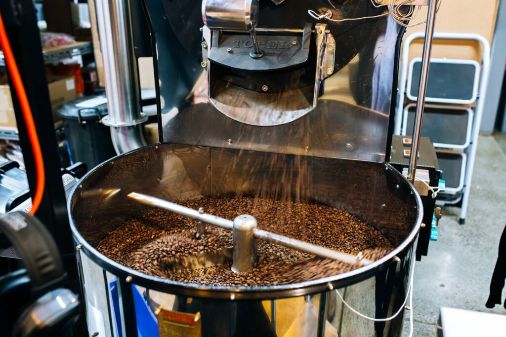 Arrosta Coffee, roasting coffee beans