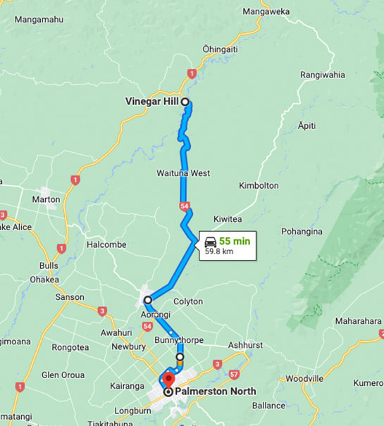 Manawatu | Stormy point route google map