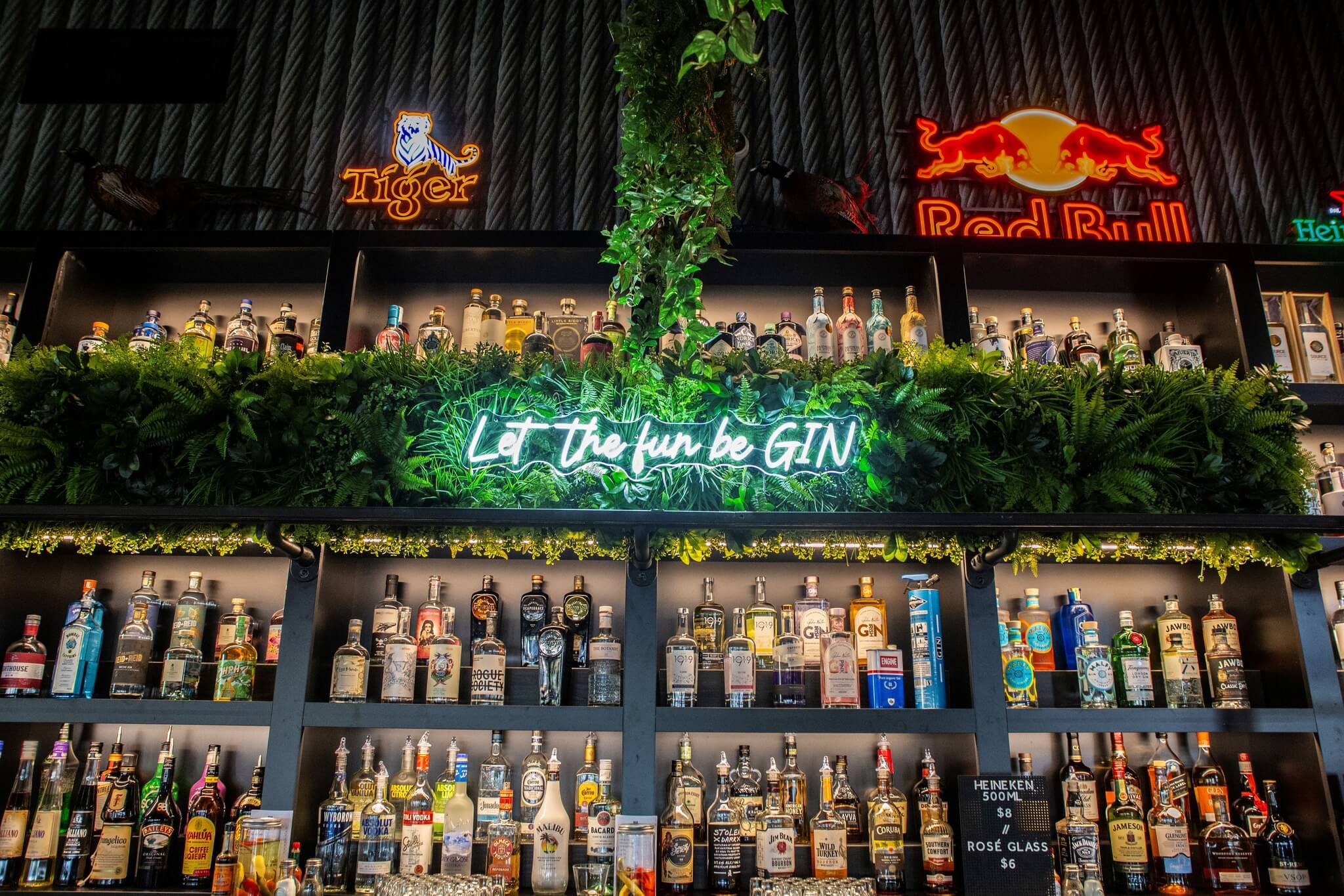 Hilltop Gin Bar background