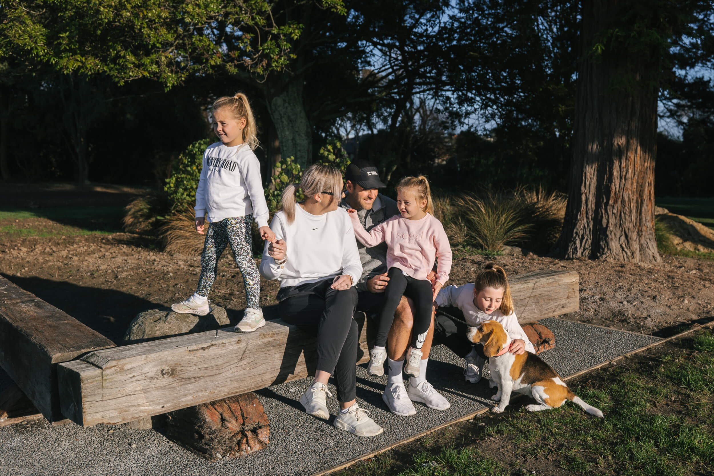 Family at Kowhai Park