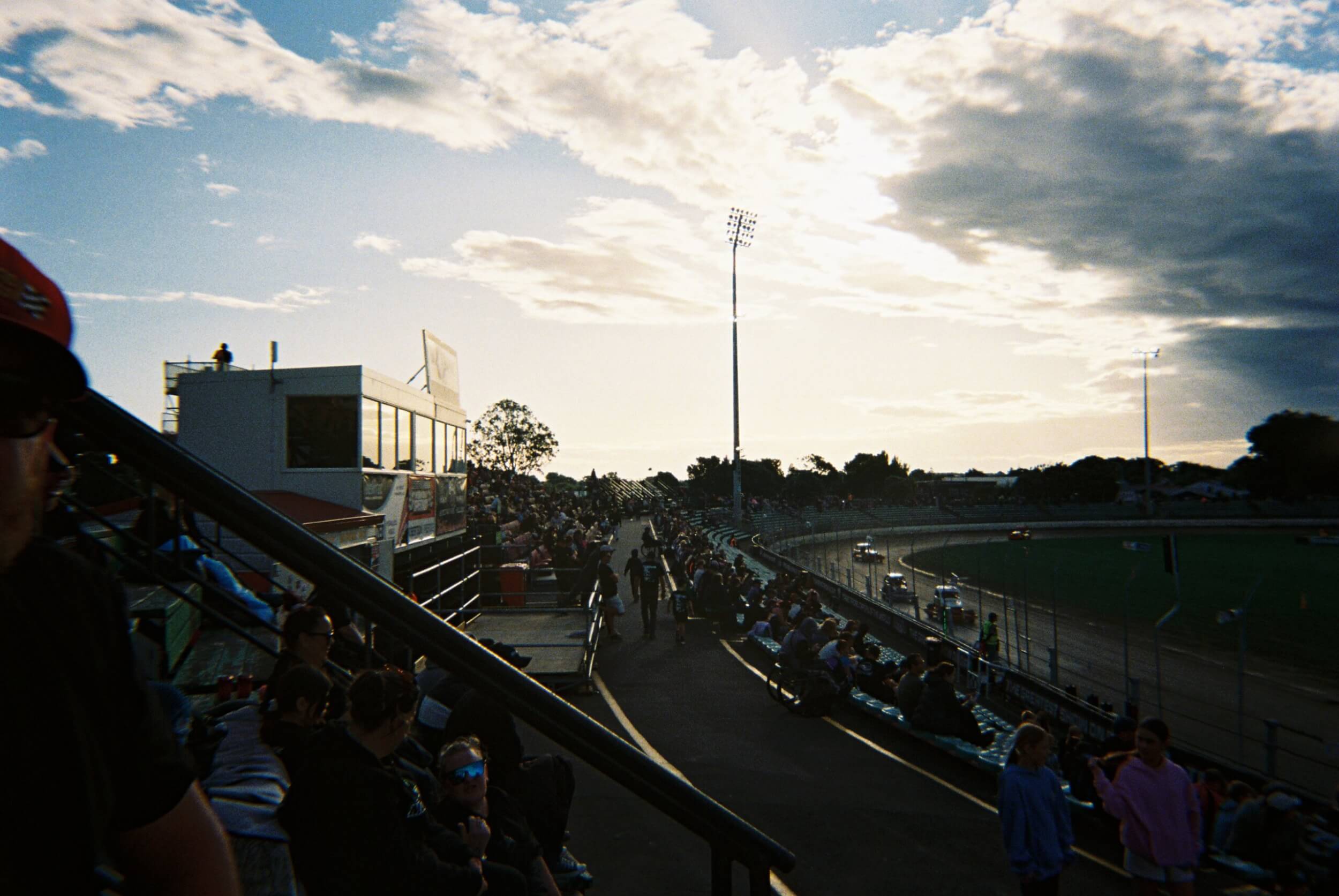 Sunset at Speedway