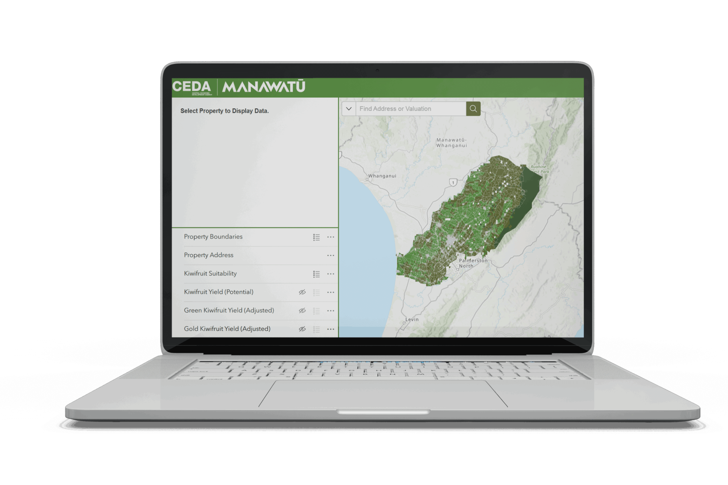 Manawatu Laptop Mockup LD map