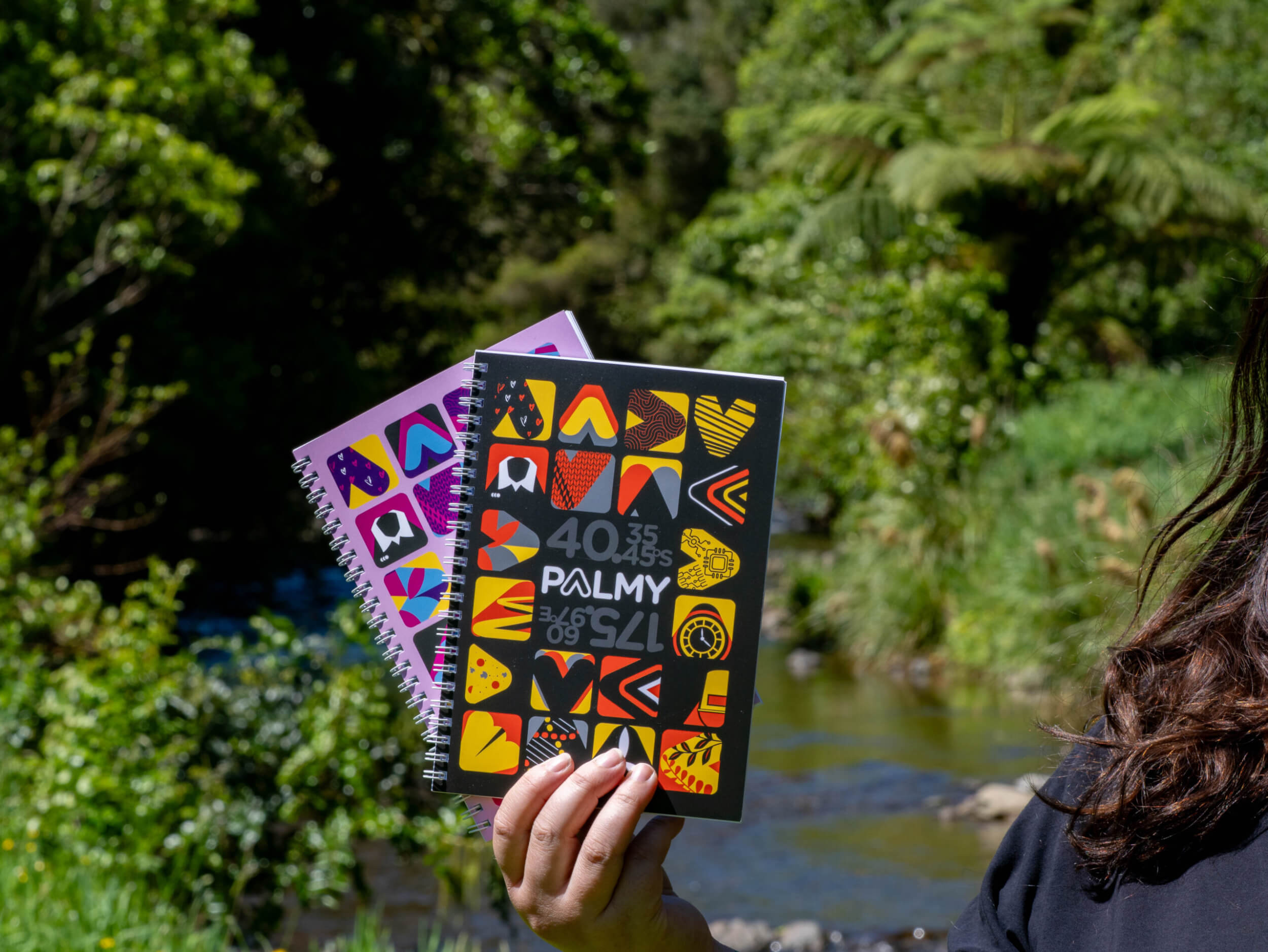Palmy notebooks, avaliable for purchsae at the isite.